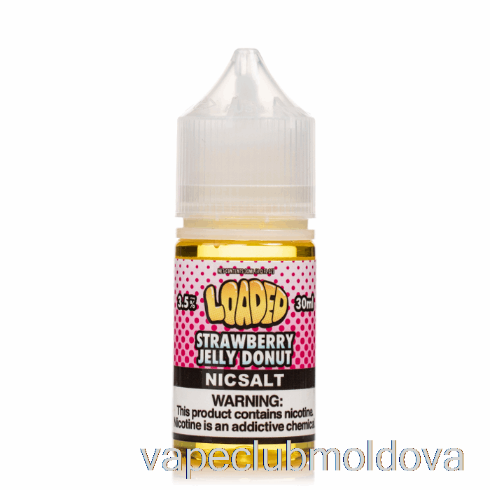 Vape Mod Gogoașă Cu Jeleu De Căpșuni - Săruri încărcate - Vapori Nemilos - 30ml 35mg